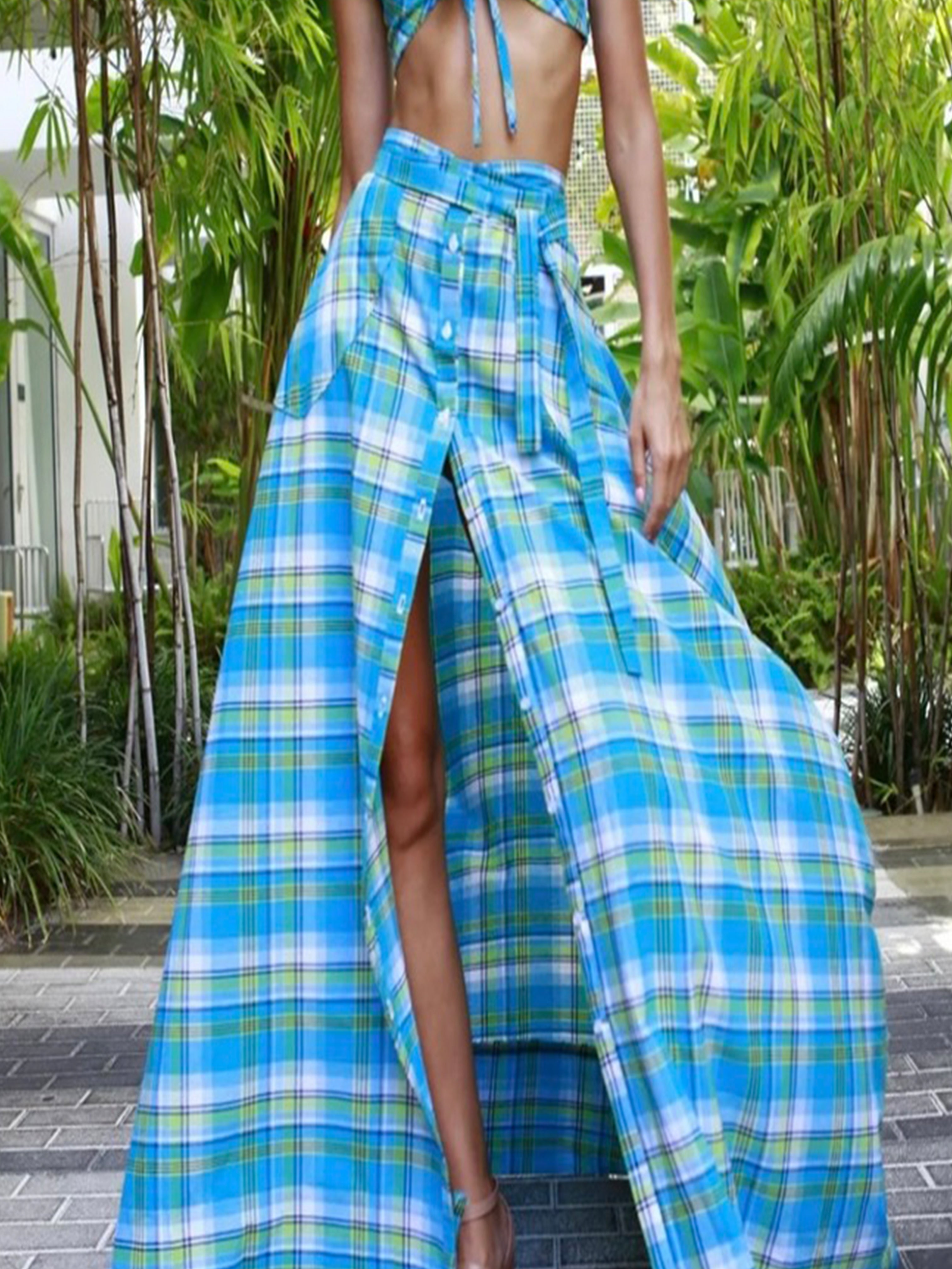 Soft Living Maxi Buttoned Down Skirt