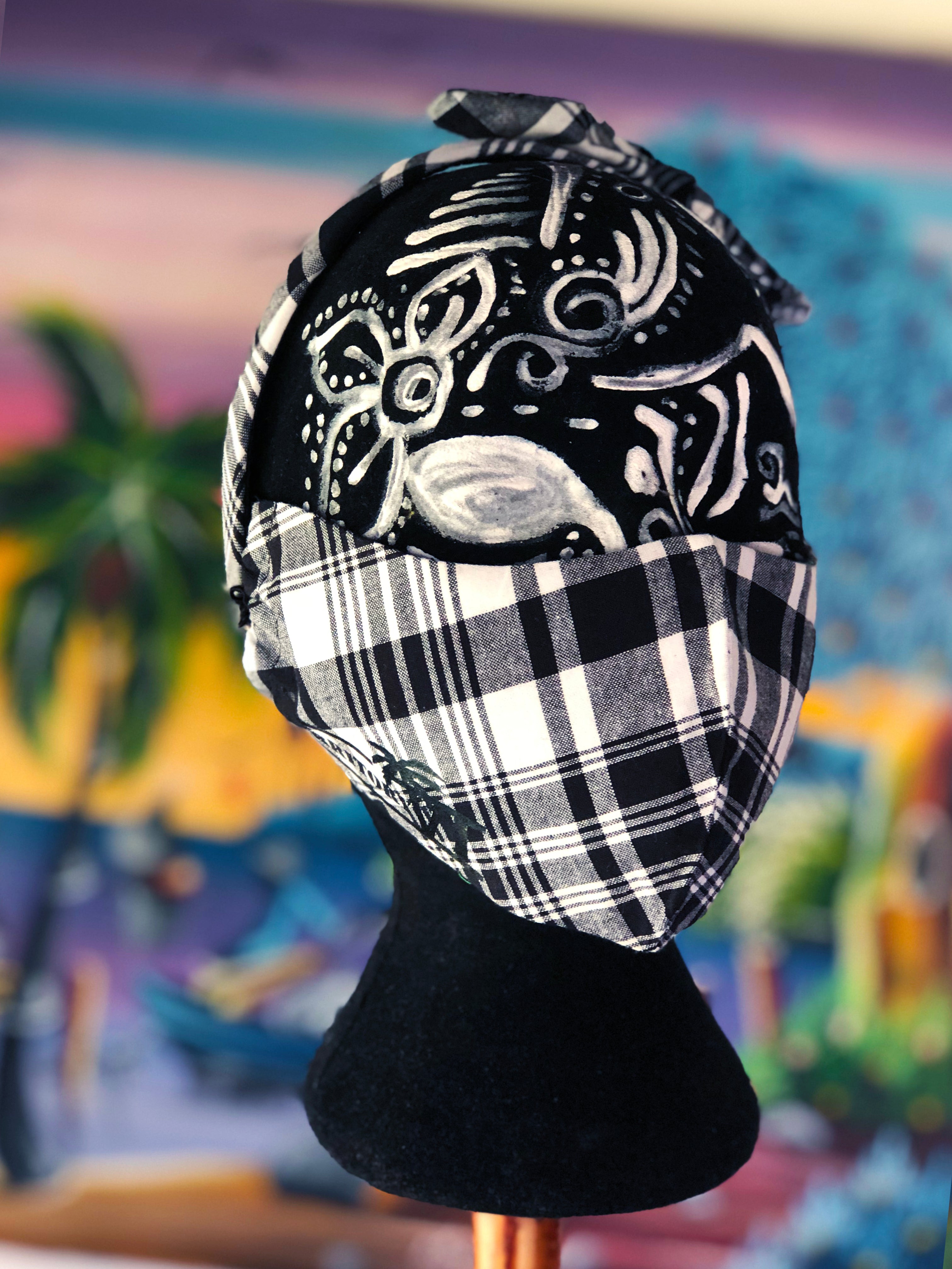 Madras Customizable Mask (Black & White/Multi)