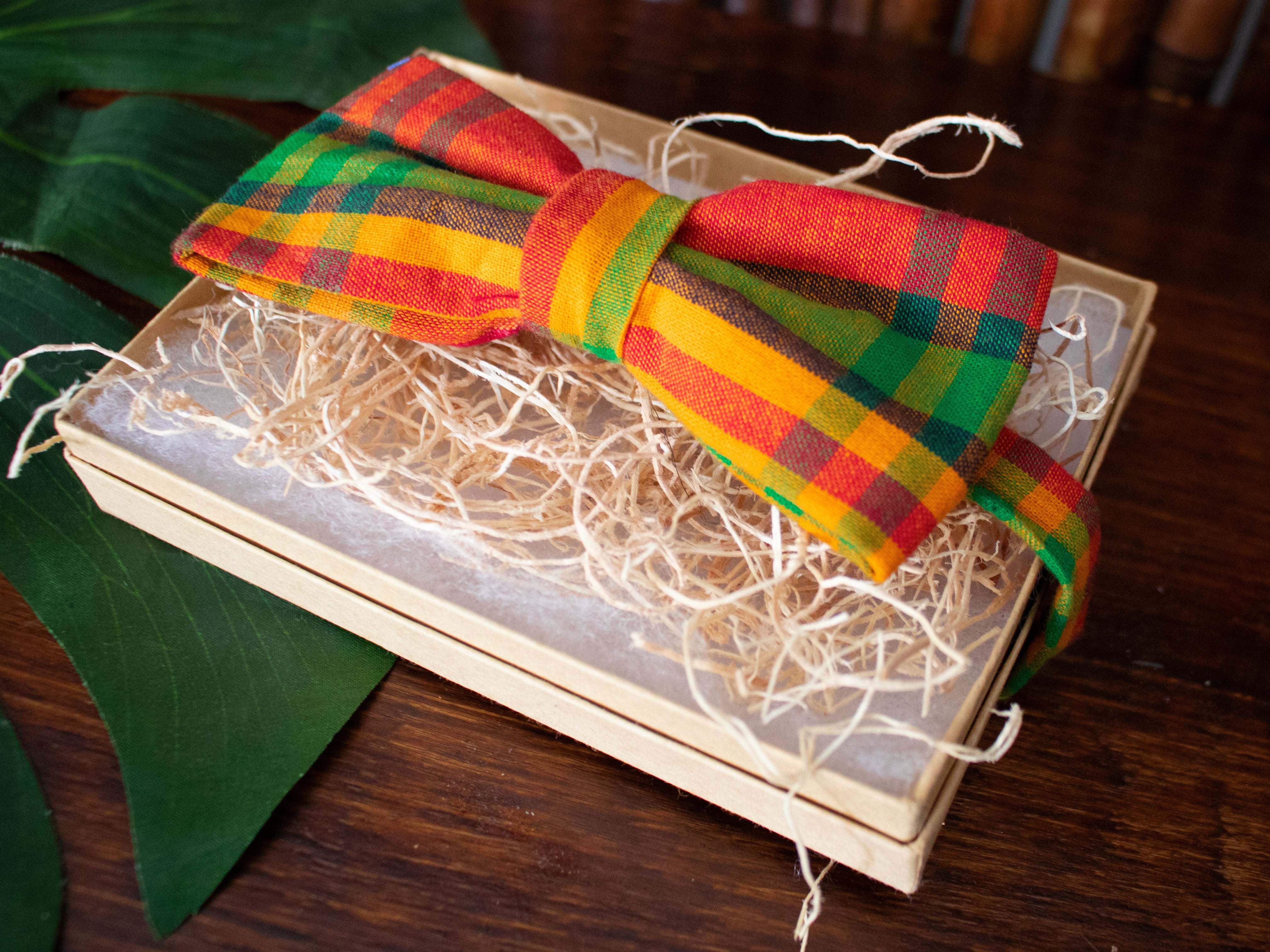Madras Bow-tie (Red/Green-Multi)