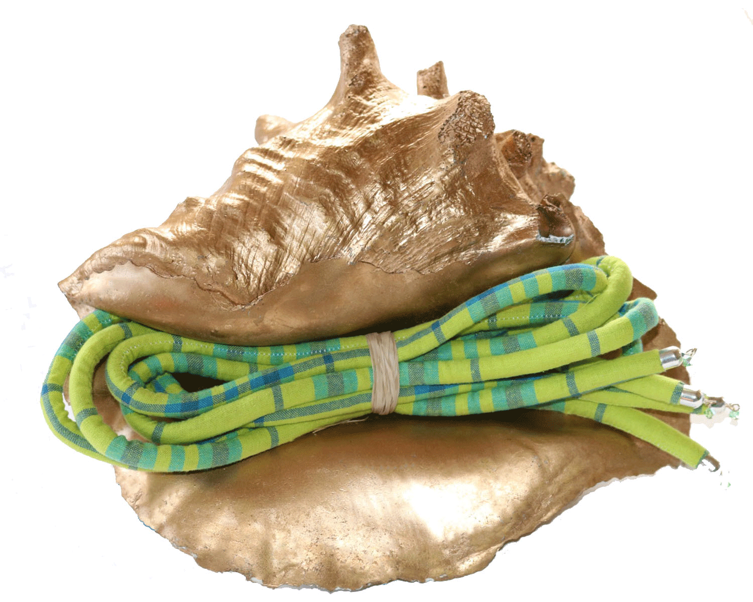 MADRAS INTERCHANGEABLE LACE (LIME GREEN-MULTI)