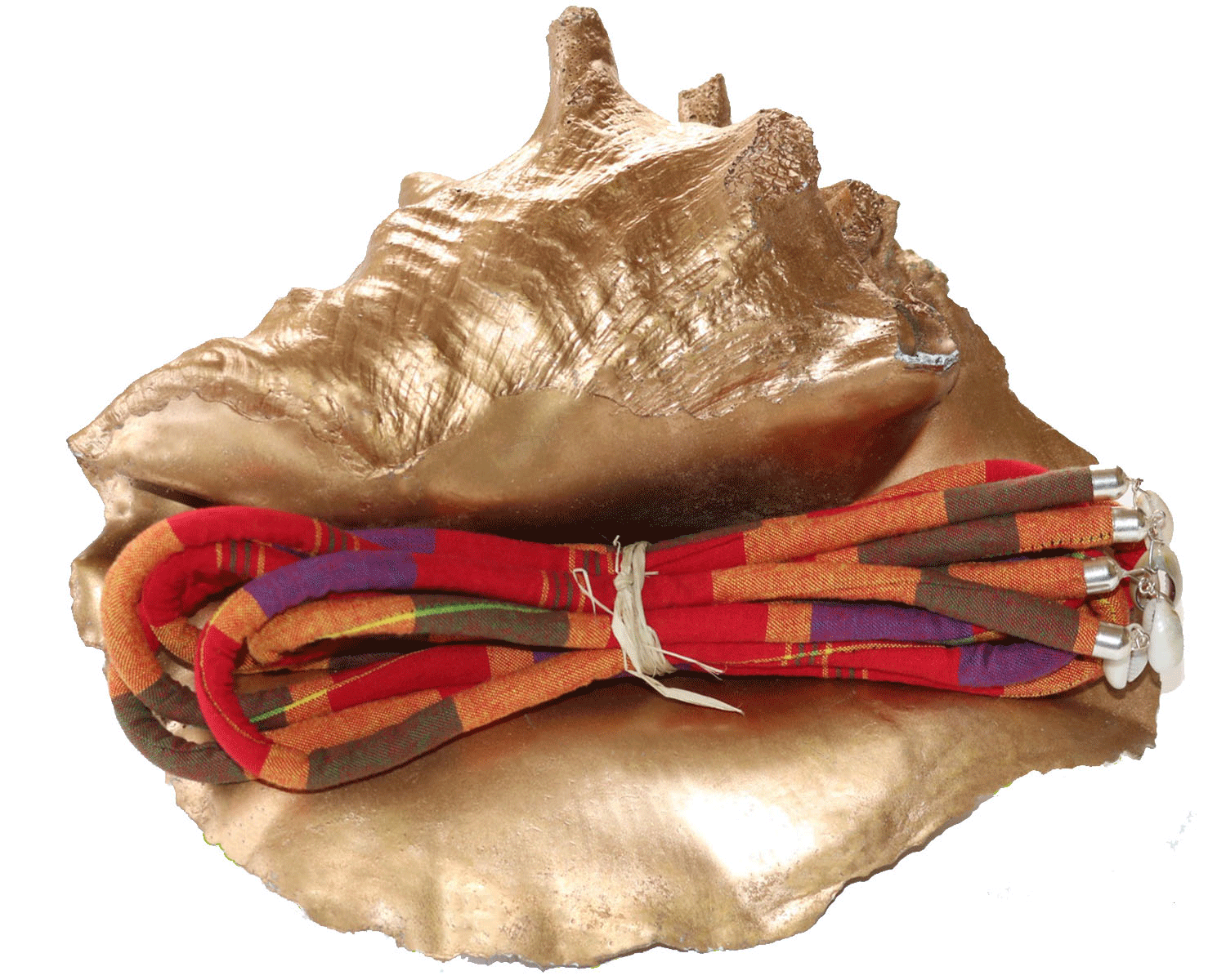 MADRAS INTERCHANGEABLE LACE (RED-MULTI)