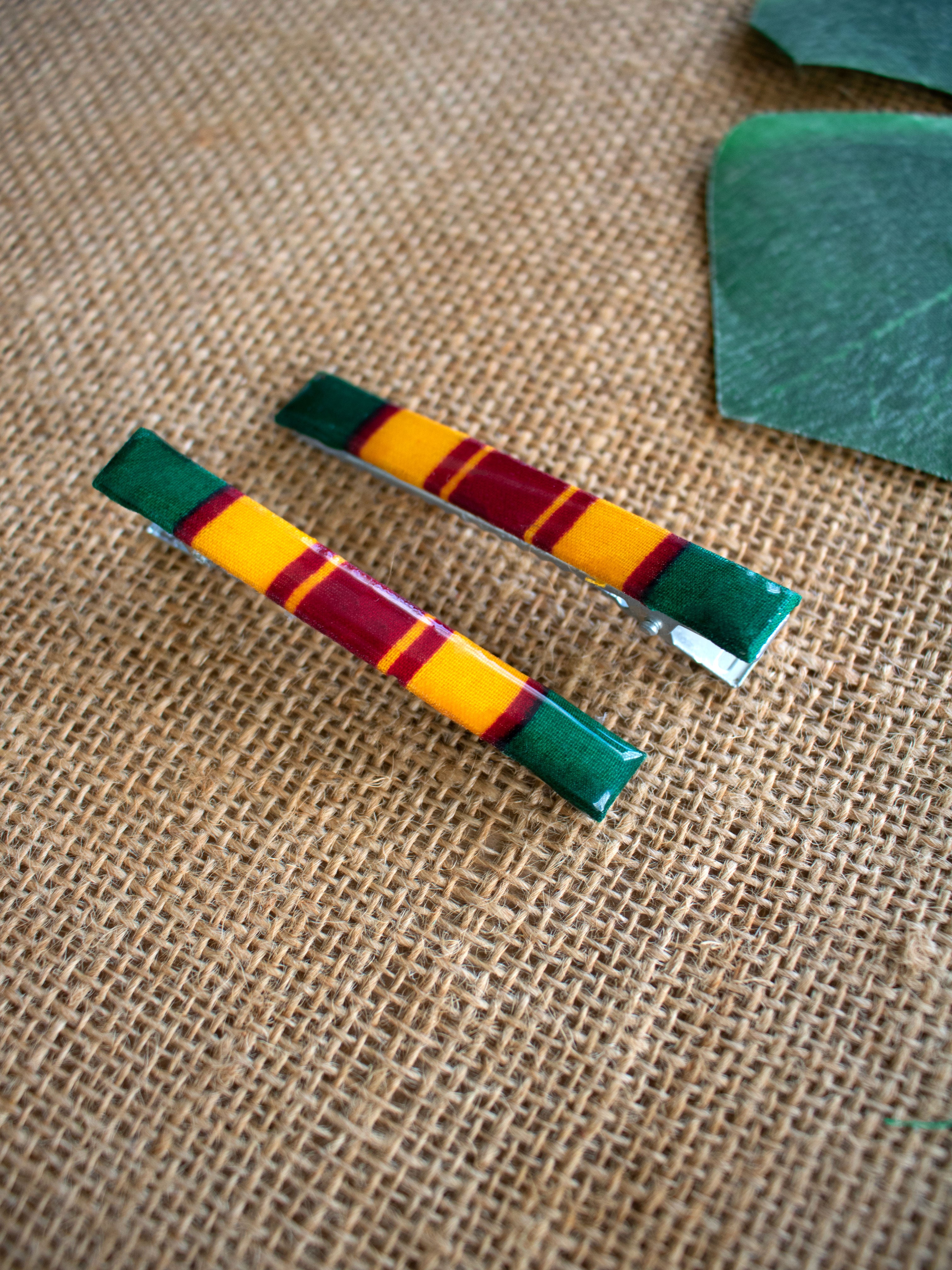 Irie Vibes Acrylic Barrette Hair Clip