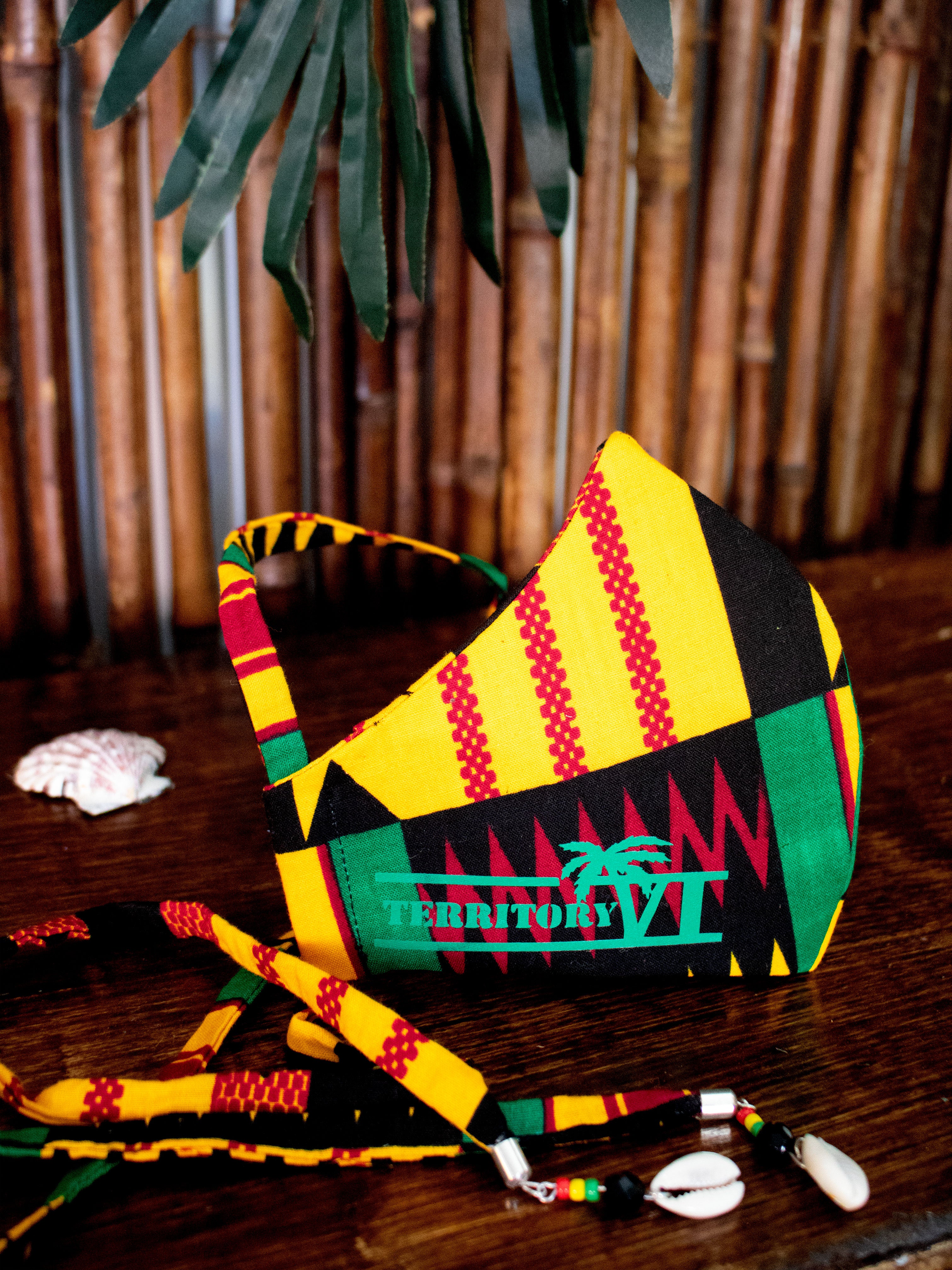 Customizable Designer Face Mask/Covering (Irie Vibes)