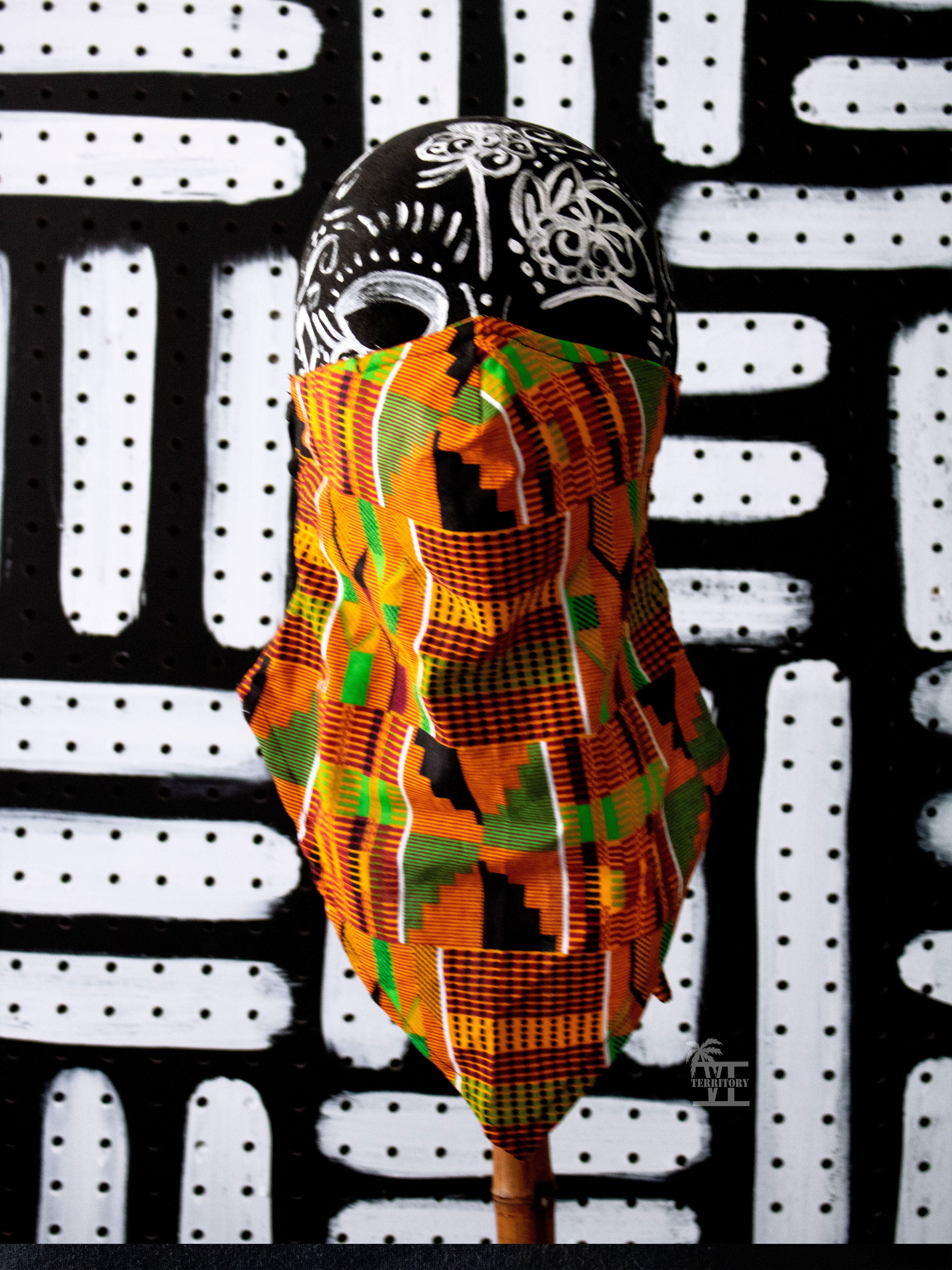 Convertible Bandana Mask (Kente)