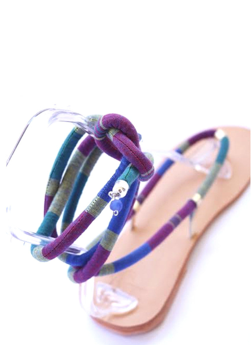 MADRAS INTERCHANGEABLE LACE (PURPLE- MULTI)