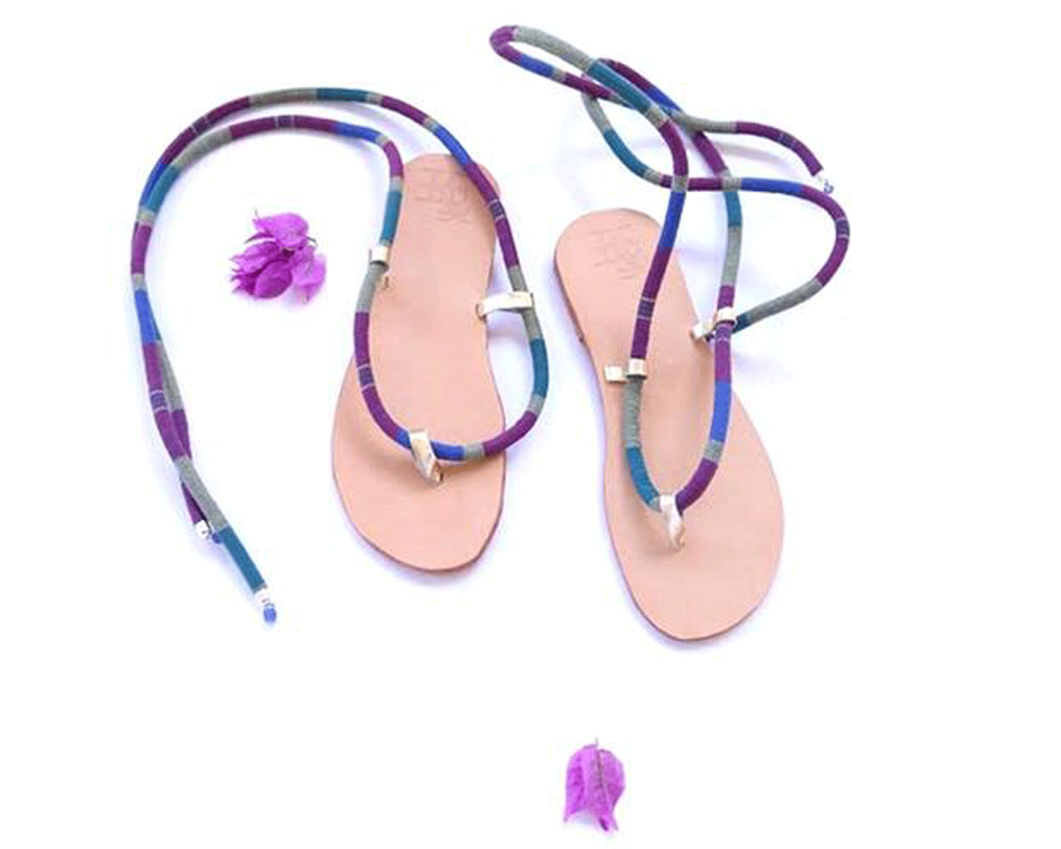 MADRAS INTERCHANGEABLE LACE (PURPLE- MULTI)