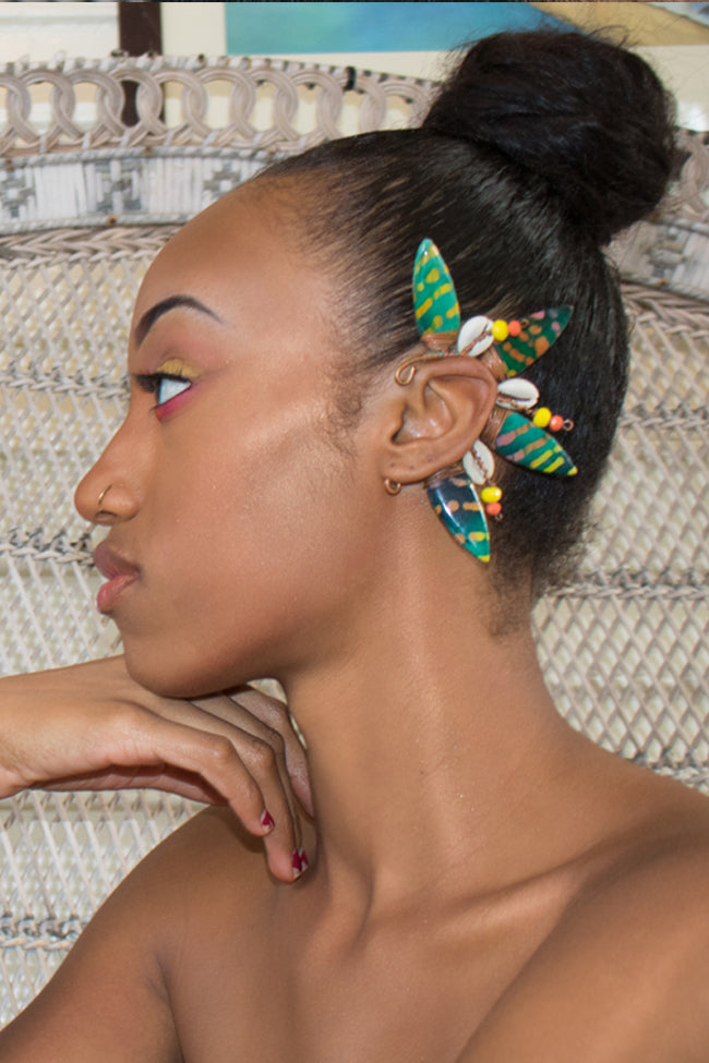 VI Fantasy Statement Ear Frame ( Raving Tropic)