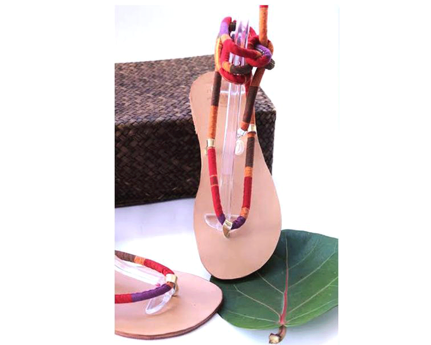 MADRAS INTERCHANGEABLE LACE (RED-MULTI)