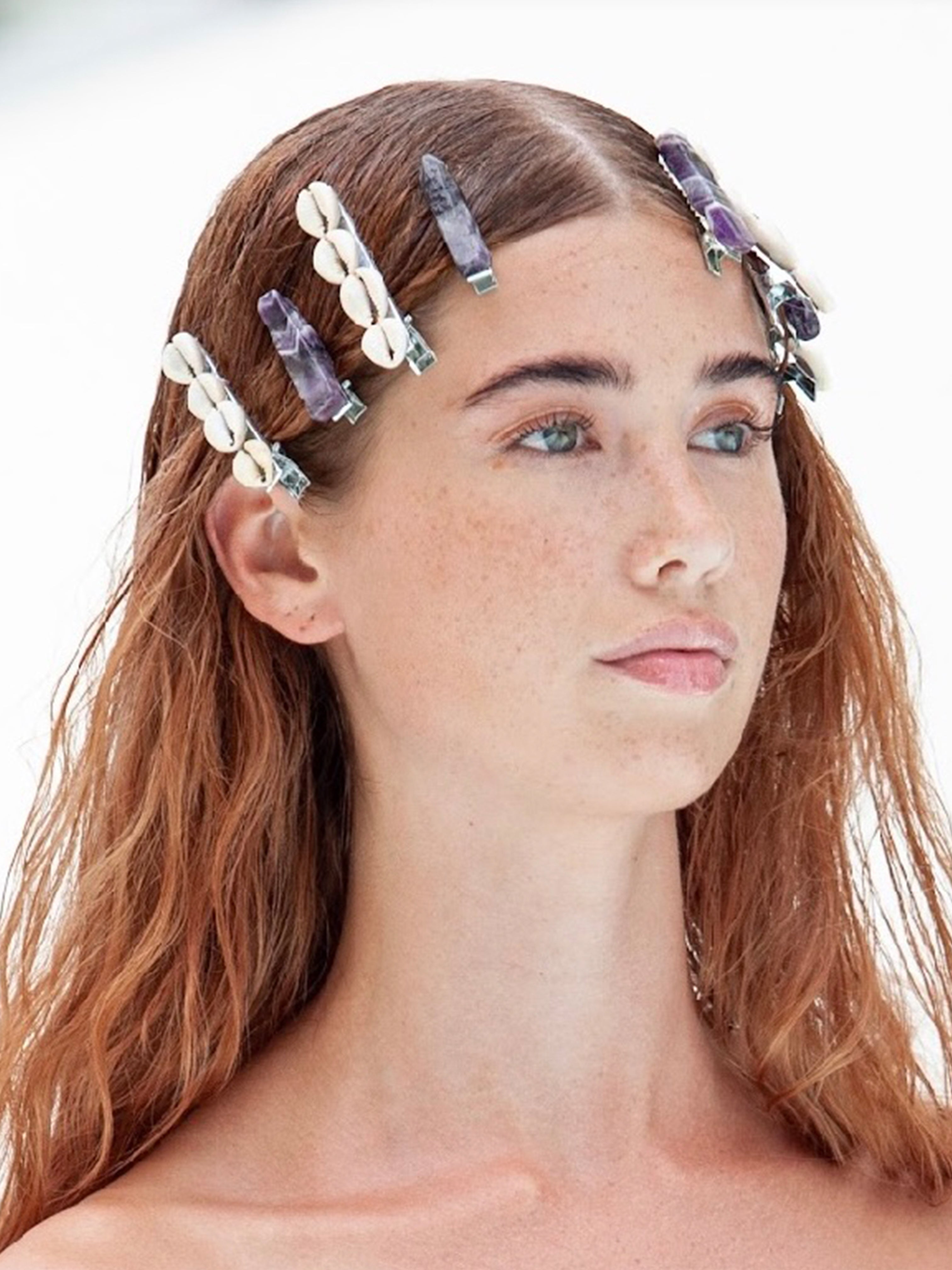 Crown Chakra Barrette Hair Clip