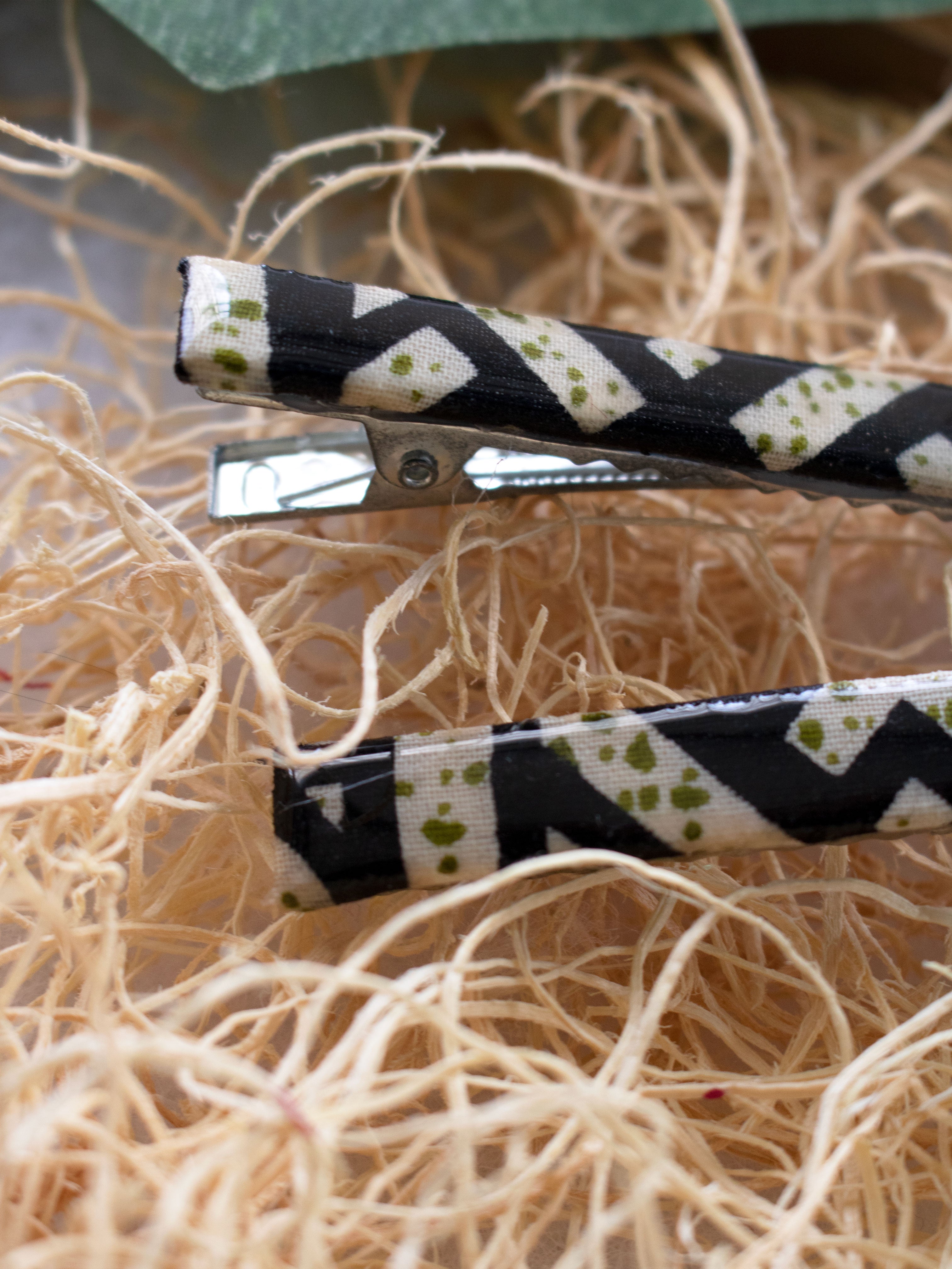 Zanzibar Acrylic Barrette Hair Clip