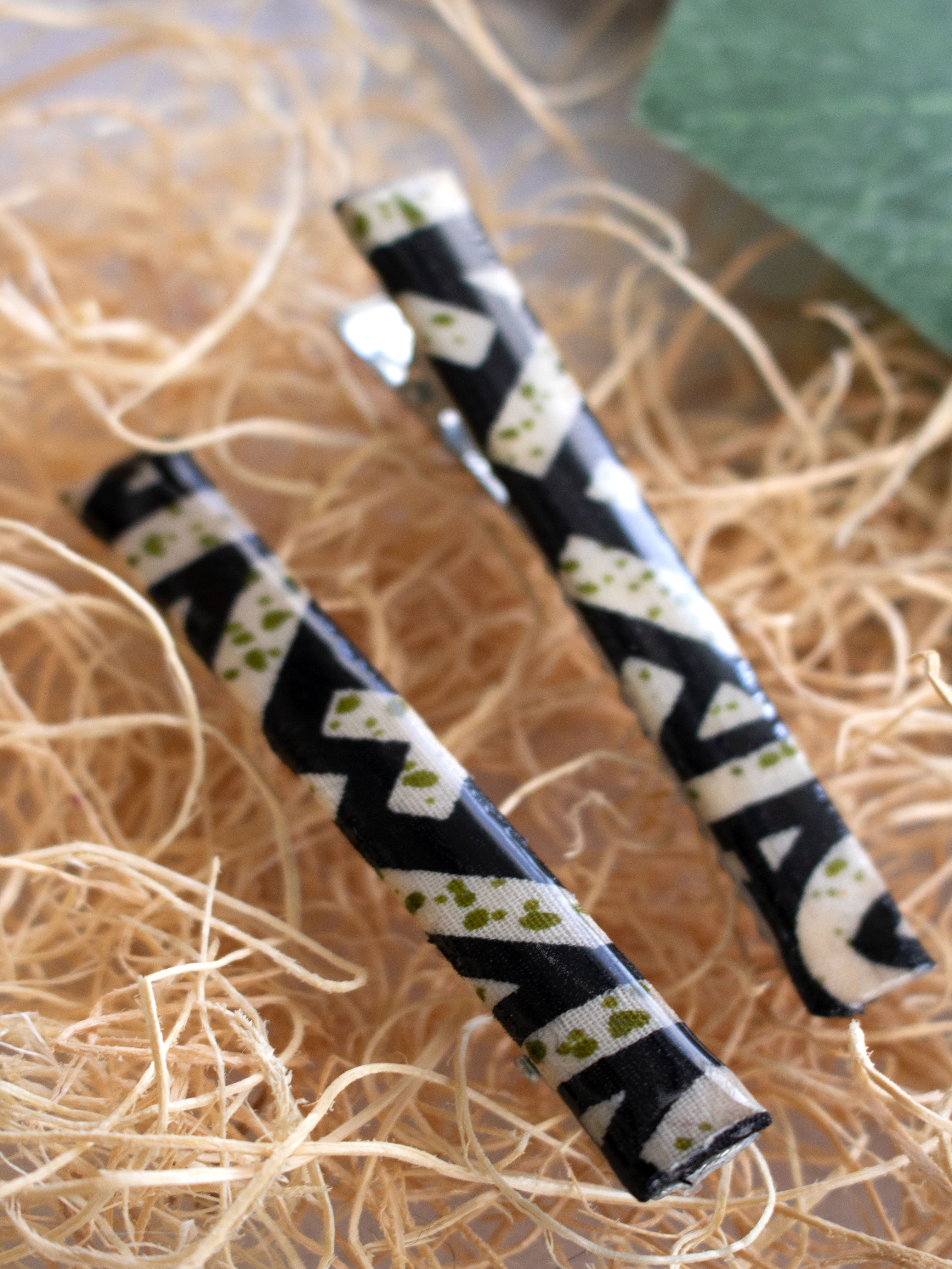 Zanzibar Acrylic Barrette Hair Clip