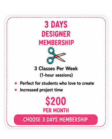 3 Day Designer Membership