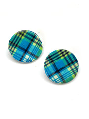 MADRAS POST STUD EARRING